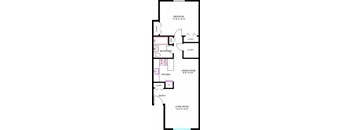 1 Bedroom Floor Plan