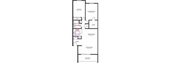 2 Bedroom Floor Plan