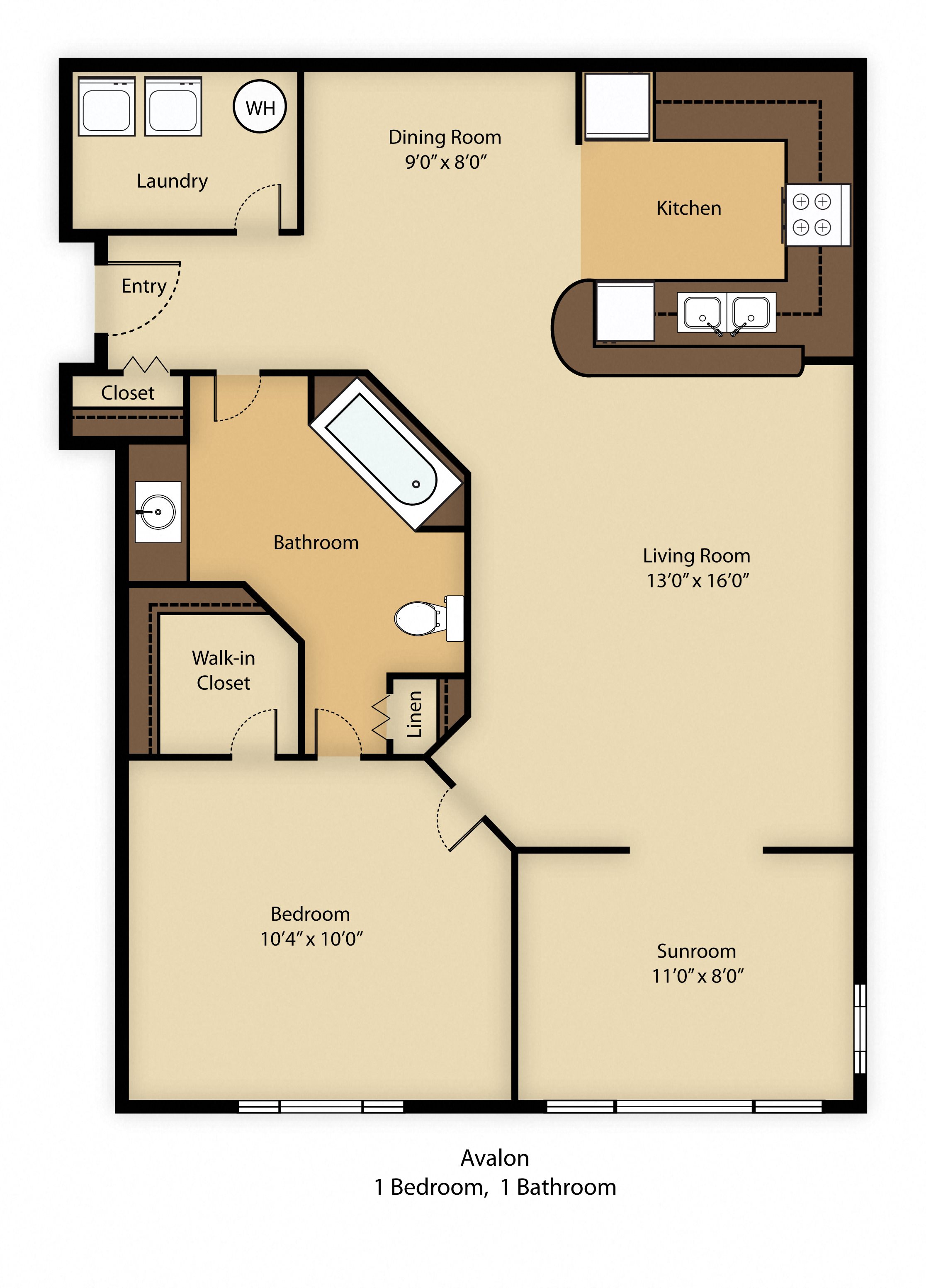 Avalon Floor Plan 1