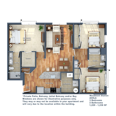 555 South Avenue East 1-3 Beds Apartment for Rent - Photo Gallery 36