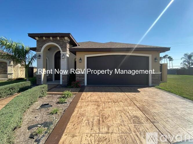 A house with a driveway and the text "Rent Now RGV Property Management" overlaid on the image.