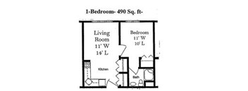 1 Bedroom 1 Bathroom