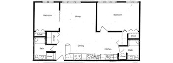 2 Bedrooms, 2 Bathrooms