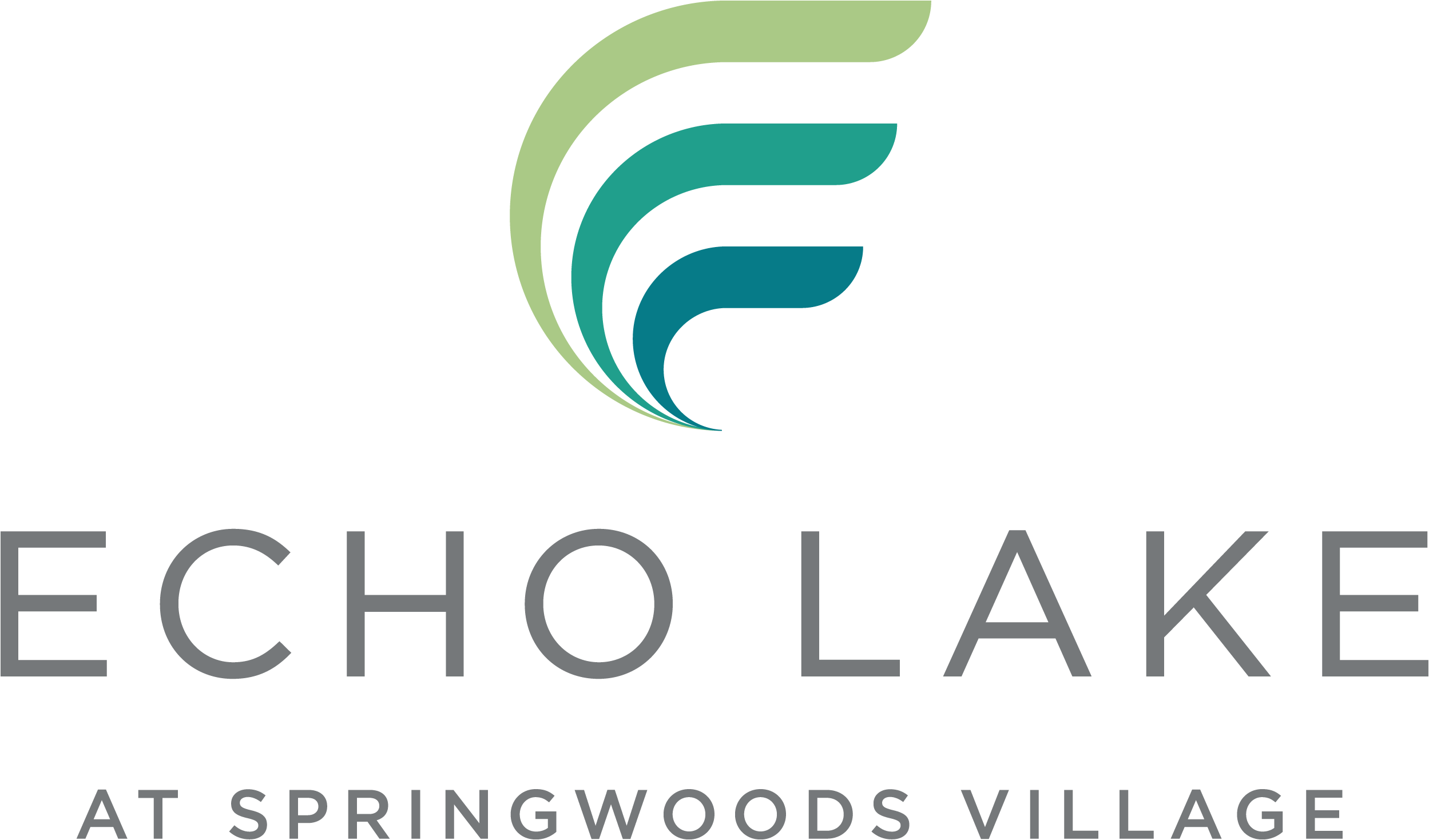 Echo Lake at Springwoods Village logo.