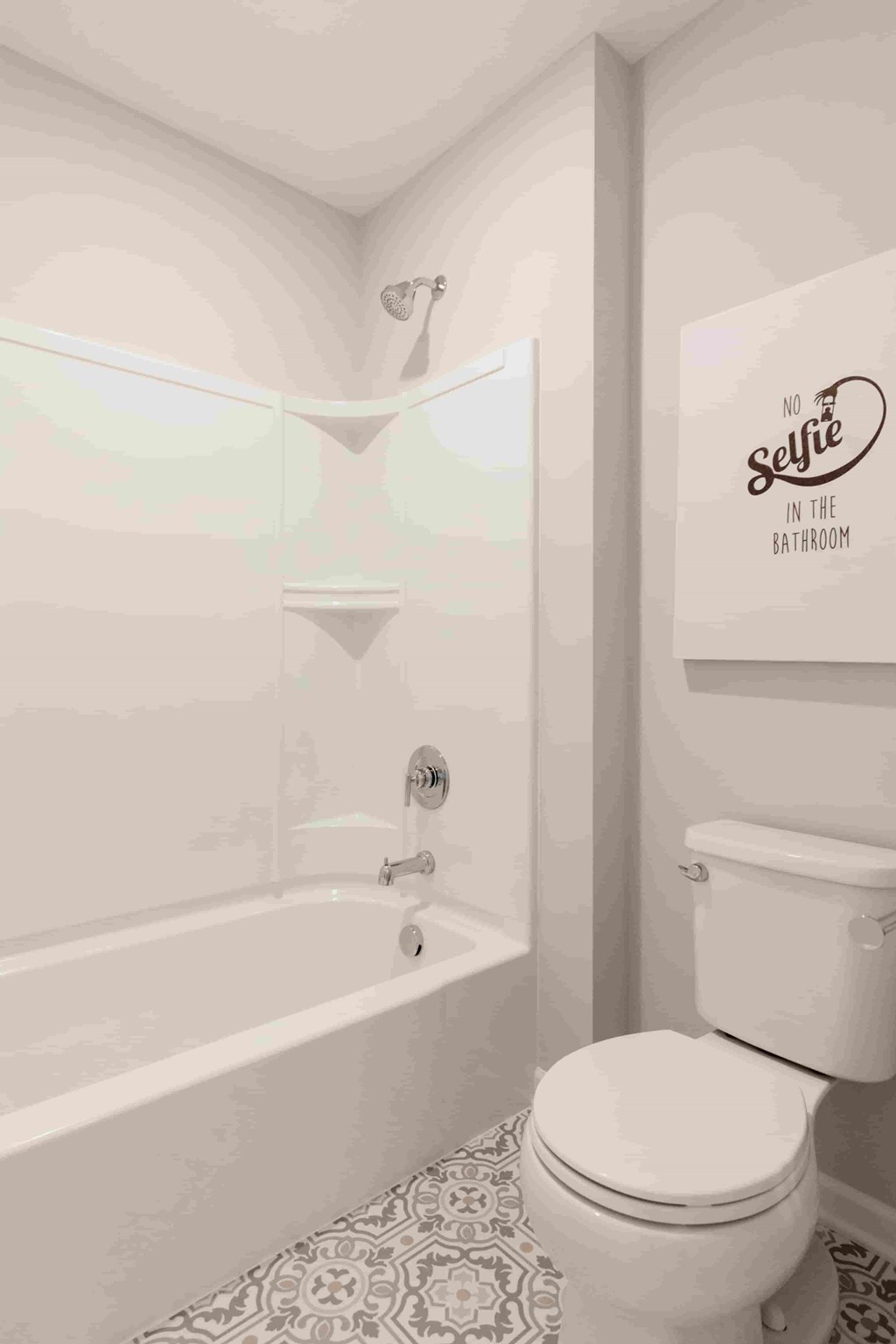 A bathroom with a toilet and a bathtub.