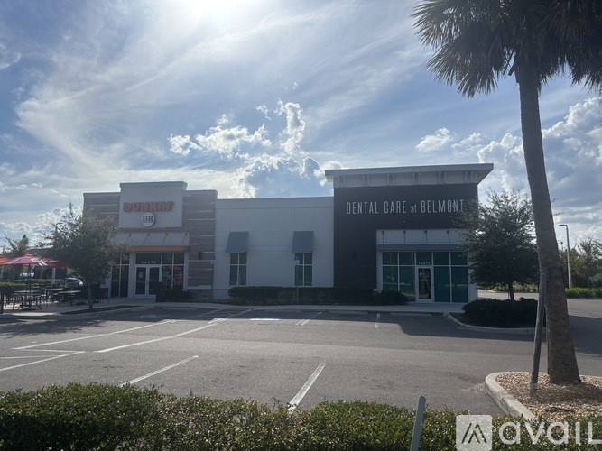 A sunny day at the Dental Care & Belmont building.
