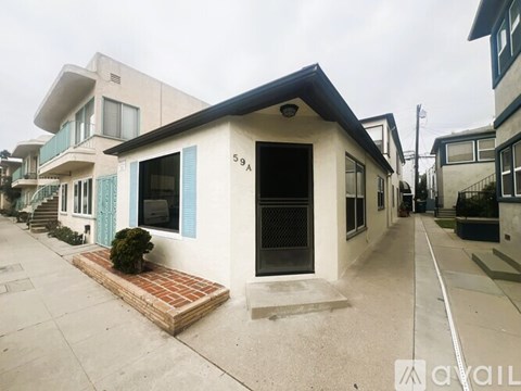 A house with the number 59A on it.