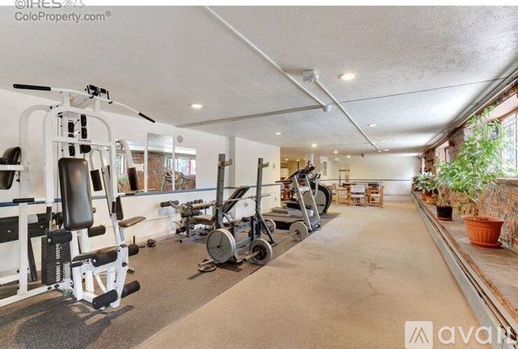 A well-equipped home gym with various exercise machines.