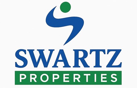 The image is a logo for a company named Swartz Properties.