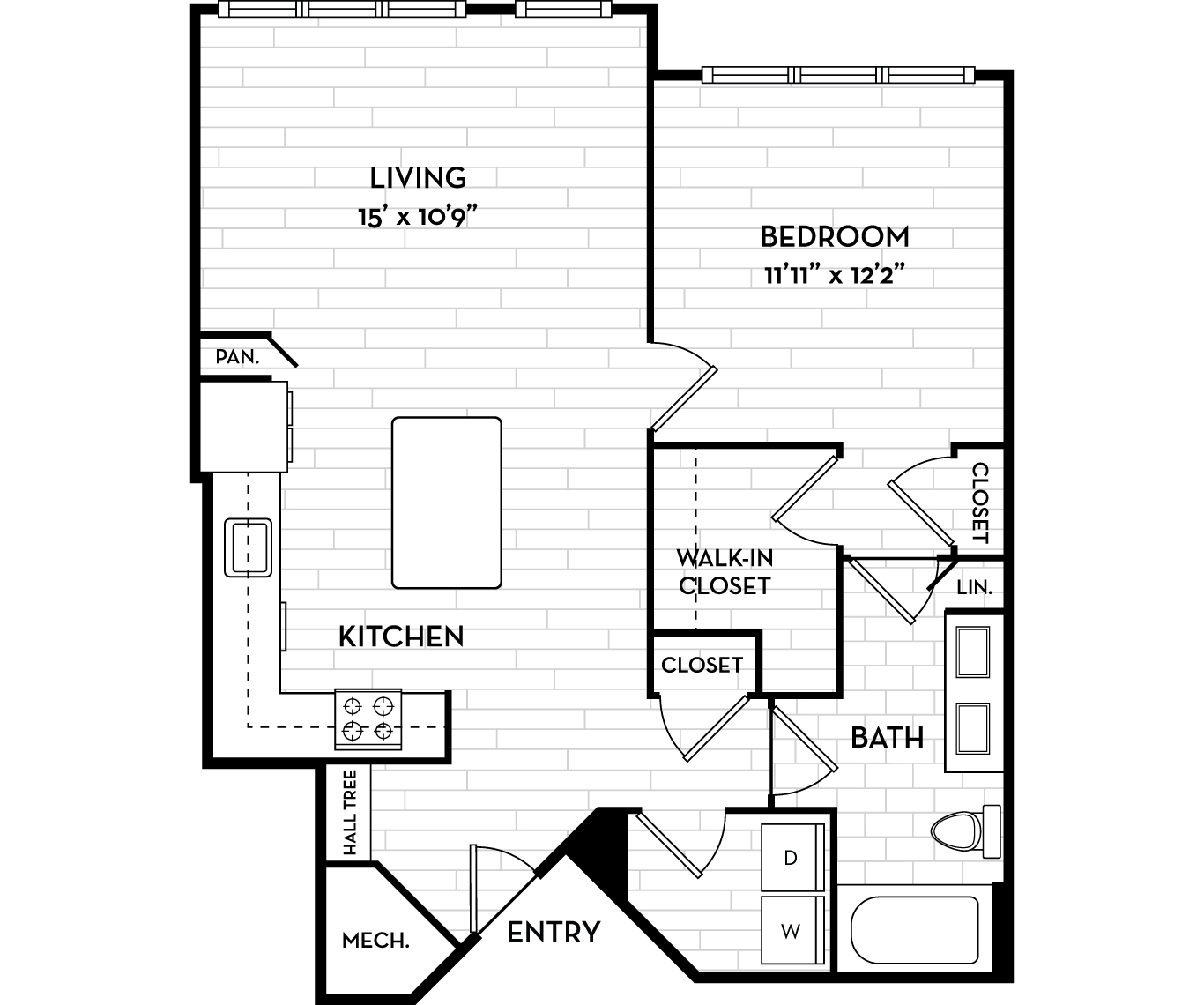 Apartments near Westshore Marina District - The Residence Peninsula - Polaris Floor Plan