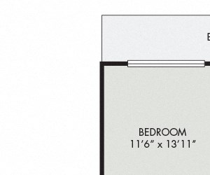 A10 Floor Plan Strata Apartments - Dallas, TX - A10 floor plan 735 Sq Ft