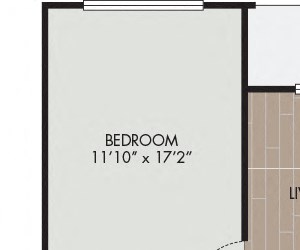 B1 Floor Plan Strata Apartments - Dallas, TX - B1 floor plan 1081 Sq Ft
