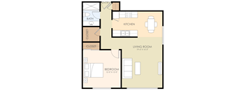 One Bedroom One Bath