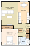 One Bedroom One Bath
