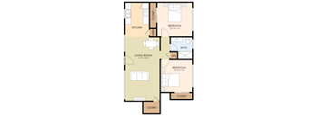 Two Bedroom One Bath