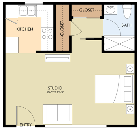 244 N Ellsworth Avenue Studio-2 Beds Apartment for Rent - Photo Gallery 8