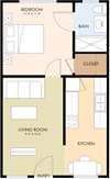 One Bedroom One Bath