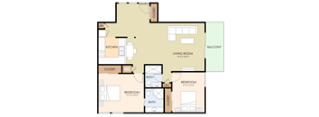 Two Bedroom Two Bath