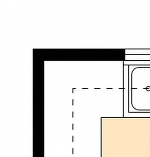 Studio Floor Plan Studio Floor Plan at Ranchero Plaza, San Jose