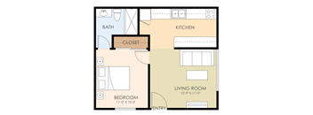One Bedroom One Bath