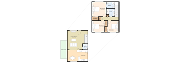 Three Bedroom, Two & Half Bath W/D