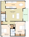Two Bedroom Two Bath