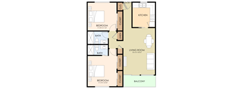 Two Bedroom Two Bath