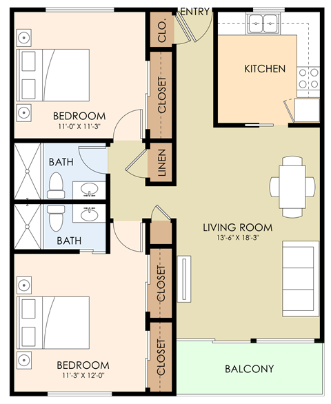 1887 Woodside Road Studio-3 Beds Apartment for Rent - Photo Gallery 29