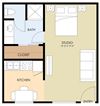 Studio Floor Plan Studio Floor Plan 376 to 443 Sq.Ft. at Mountain View Place, California, 94040