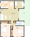 Two Bedroom One Bath