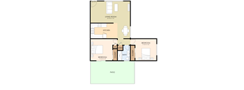 Two Bedroom One Bath