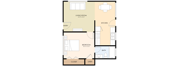 One Bedroom One Bath