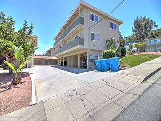 a building with a driveway in front of it