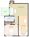 One Bedroom One Bath
