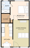 One Bedroom One Bath