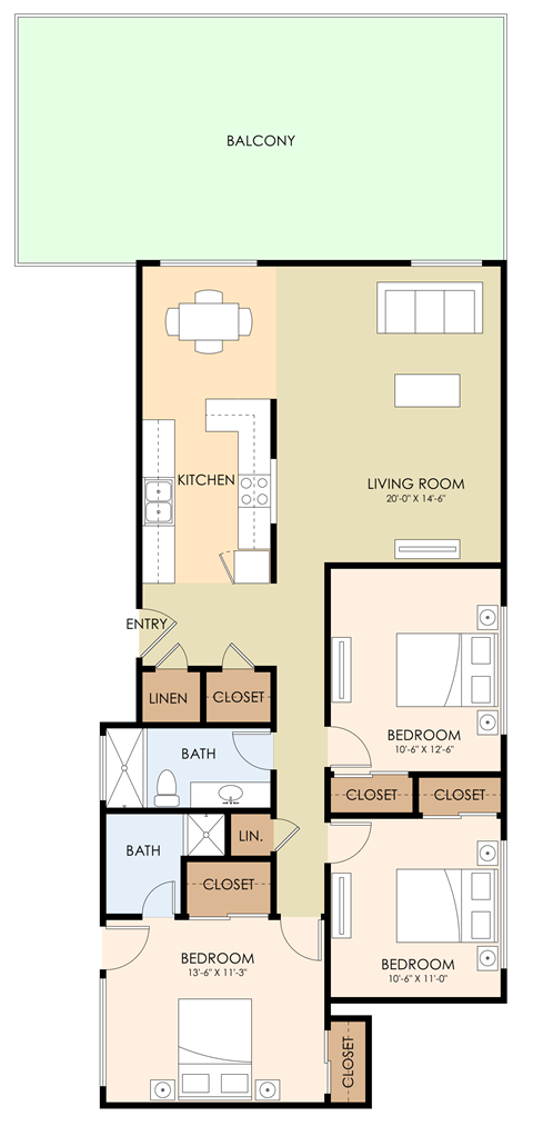 3301, 3305 Los Prados Street 2-3 Beds Apartment for Rent - Photo Gallery 12