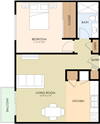 One Bedroom One Bath