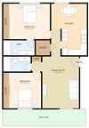 2 bedroom two bathroom 2 bedroom two bathroom, Casa Alberta Apartments, Sunnyvale, CA, 94087