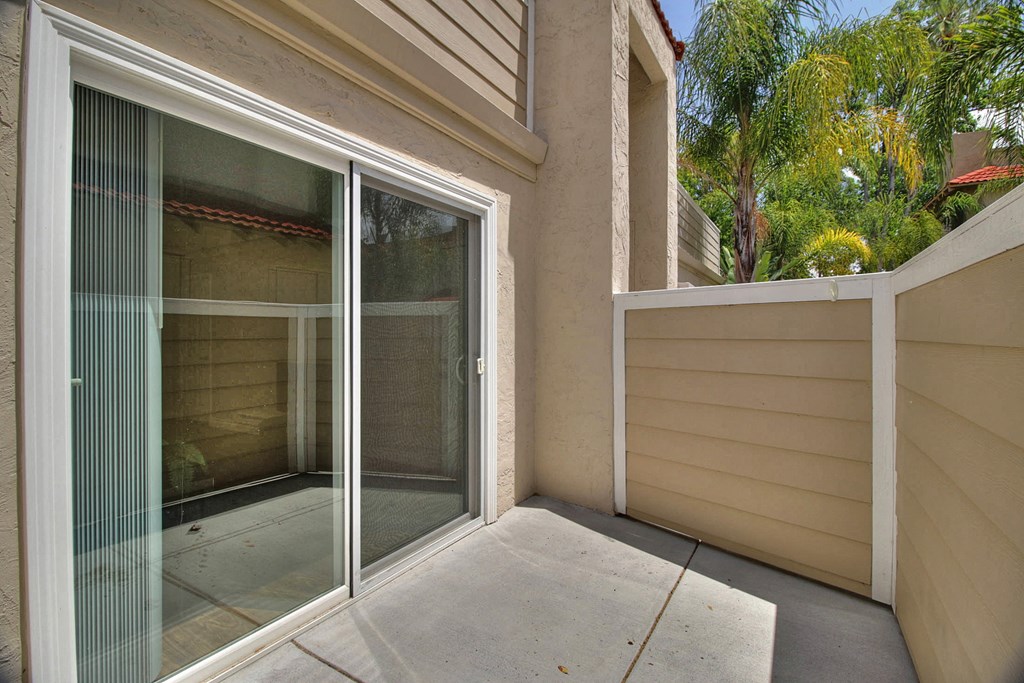 Private Patio at Casa Alberta Apartments, Sunnyvale, 94087