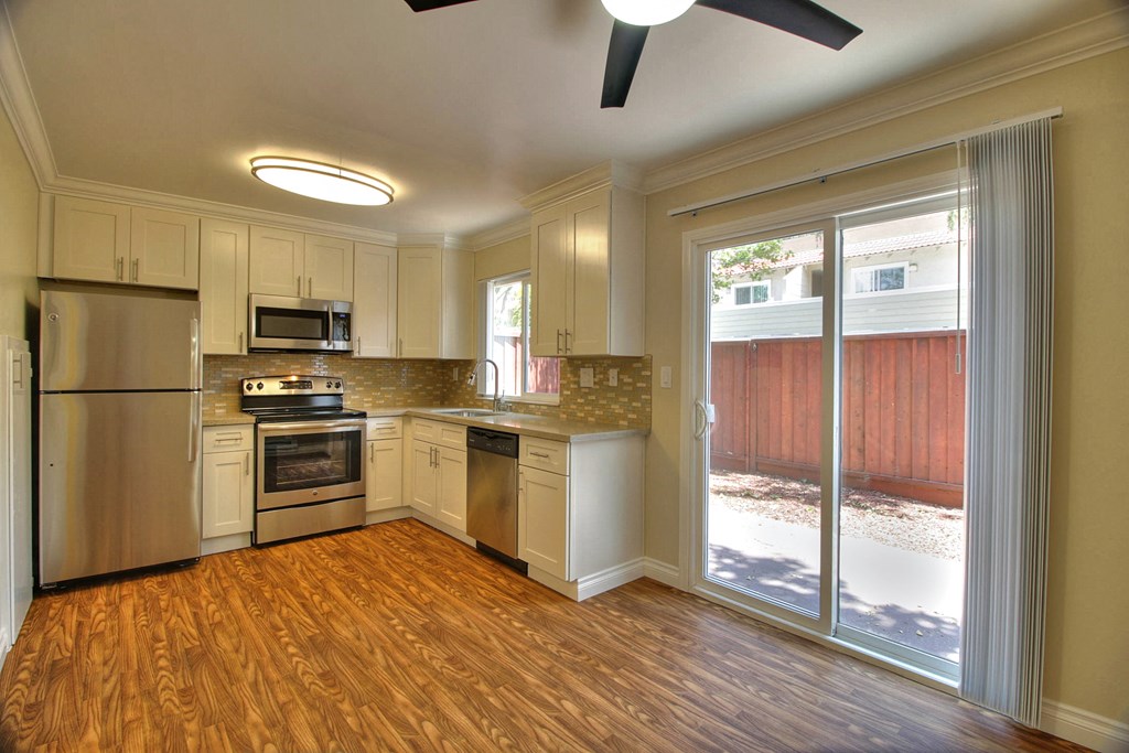 Open Kitchen at Casa Alberta Apartments, Sunnyvale, California