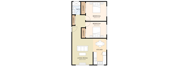 Two Bedroom One Bath