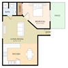 One Bedroom One Bath