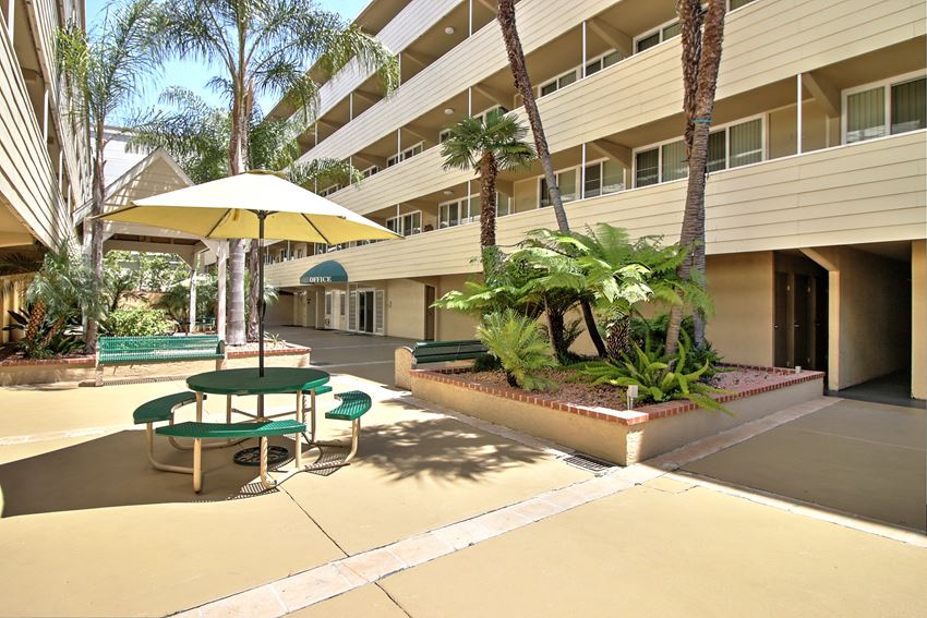 Shaded Outdoor Area Shaded Outdoor Area at Courtyard, California, 94063