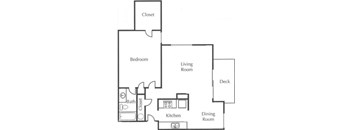 1 Bed 1 Bath Large