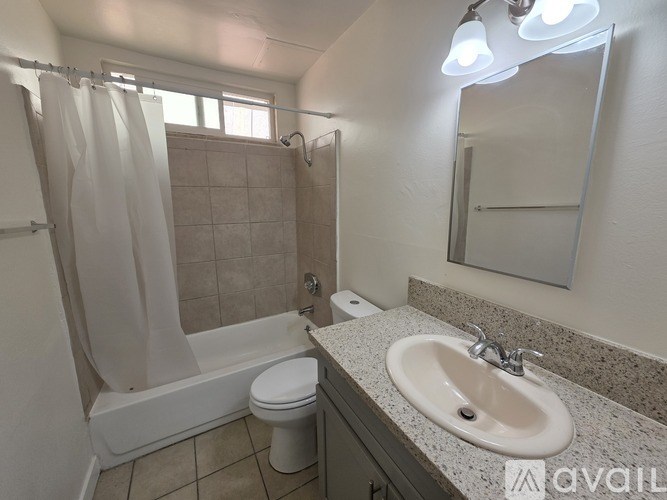 A bathroom with a white toilet, a sink, and a shower.