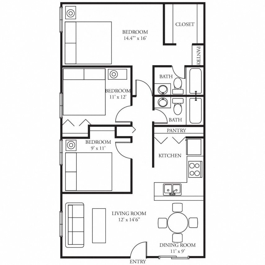 C Floor Plan 3