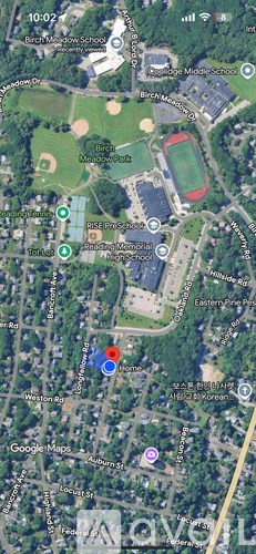 A map shows a location with a red pin on a street labeled Weston Pkwy.