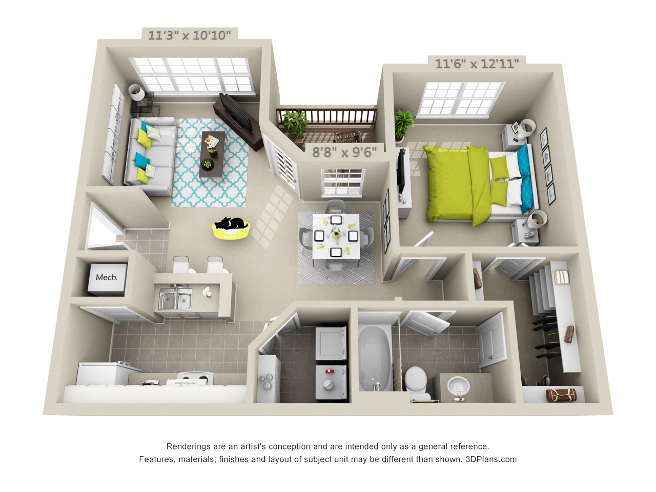 Hawthorne at Lake Heather - Appalachian - Renovated