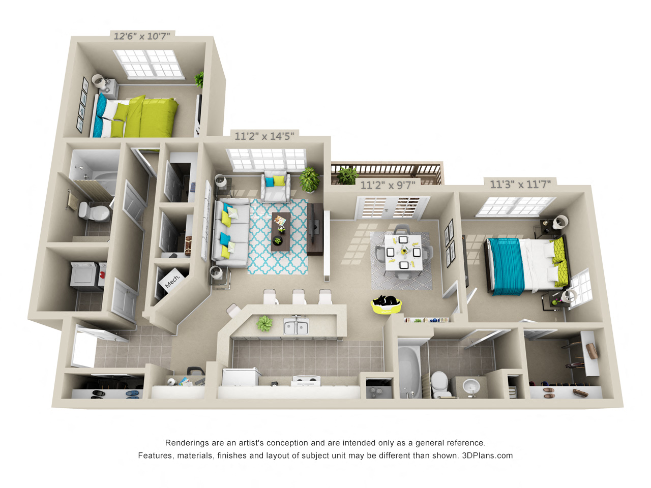 Hawthorne at Lake Heather - Biscayne - Renovated