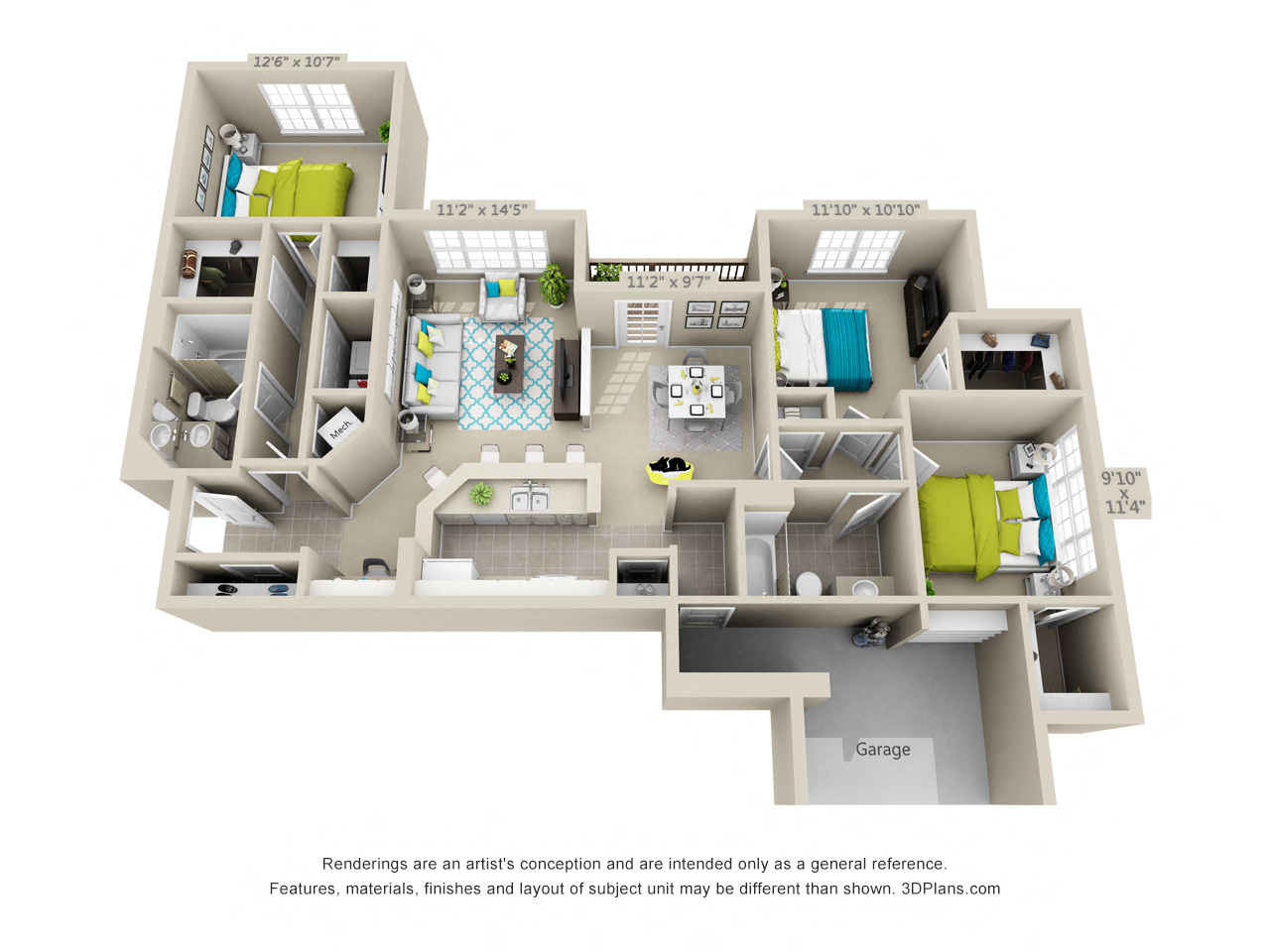 Hawthorne at Lake Heather - Chattahoochee - Renovated